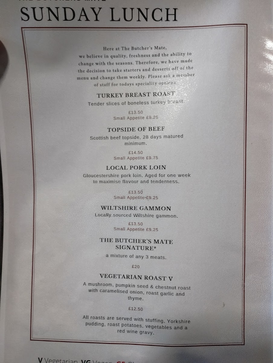 Menu The Butchers Mate-4